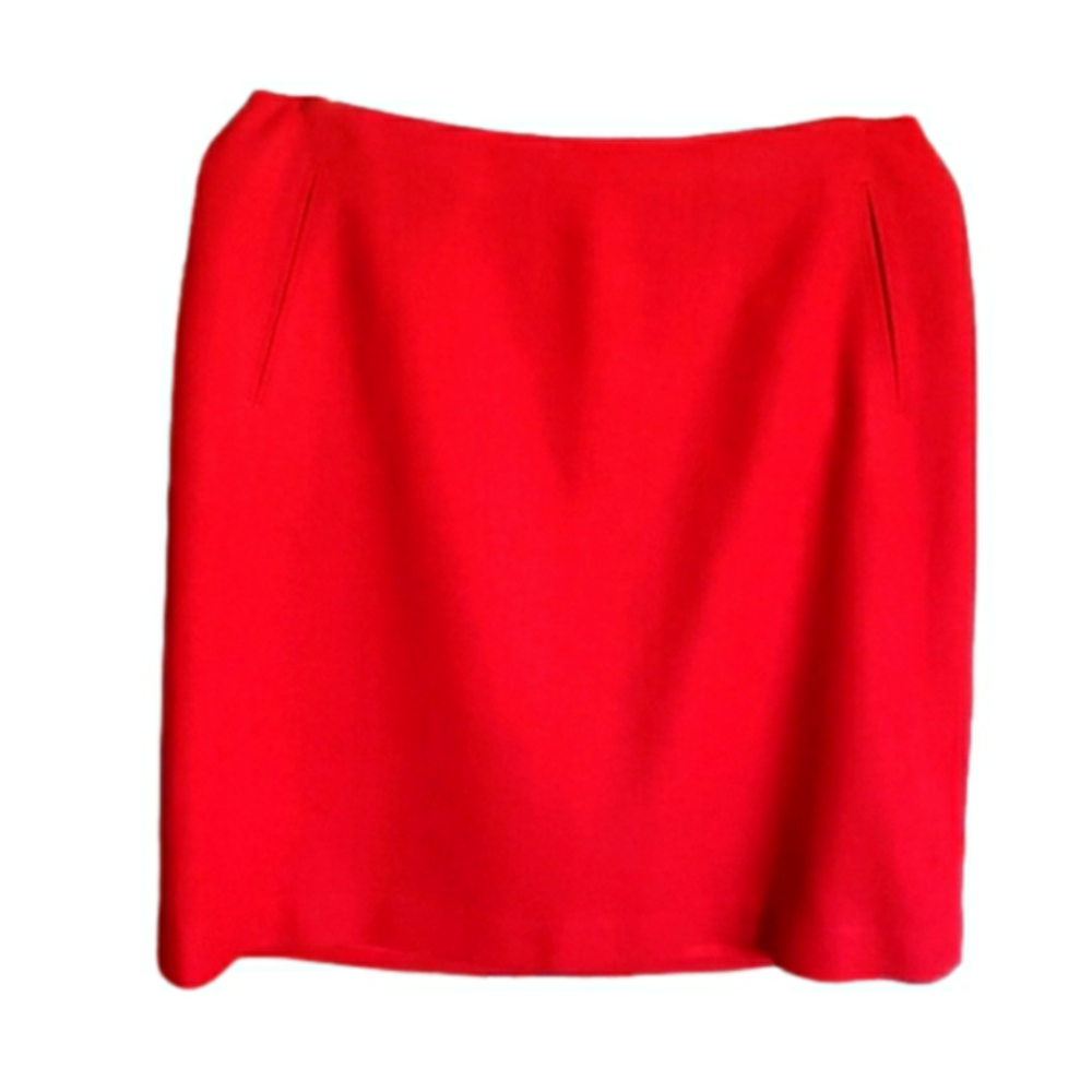 TALBOTS winter red skirt Size 8